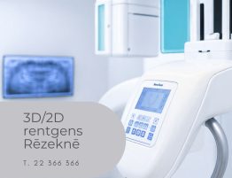 3D–2D panorāmas rentgens Rēzeknē Medicīnas centrā 36,6