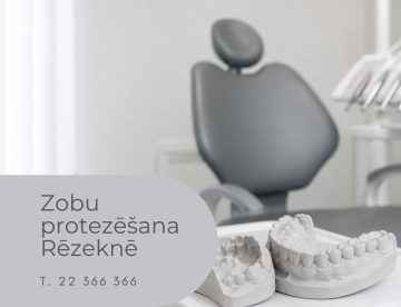 Zobu protezēšana Rēzeknē – digitālie zobu nospiedumi un zobu modeļi protezēšanas plānošanai Medicīnas centrā 36,6