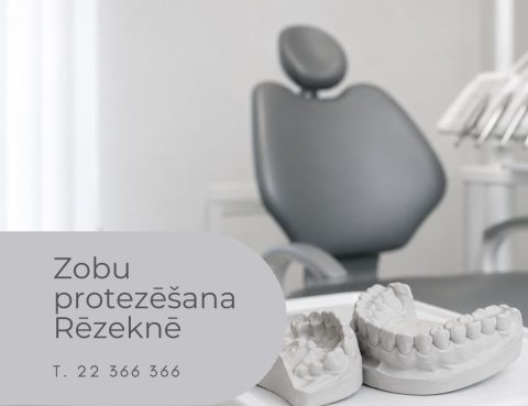 Zobu protezēšana Rēzeknē – digitālie zobu nospiedumi un zobu modeļi protezēšanas plānošanai Medicīnas centrā 36,6