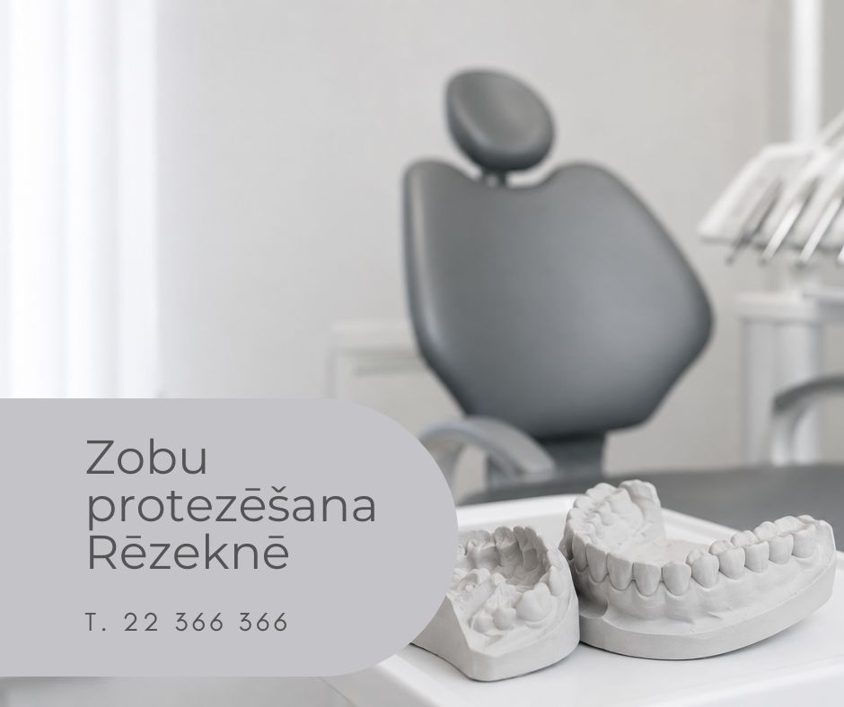 Zobu protezēšana Rēzeknē – digitālie zobu nospiedumi un zobu modeļi protezēšanas plānošanai Medicīnas centrā 36,6